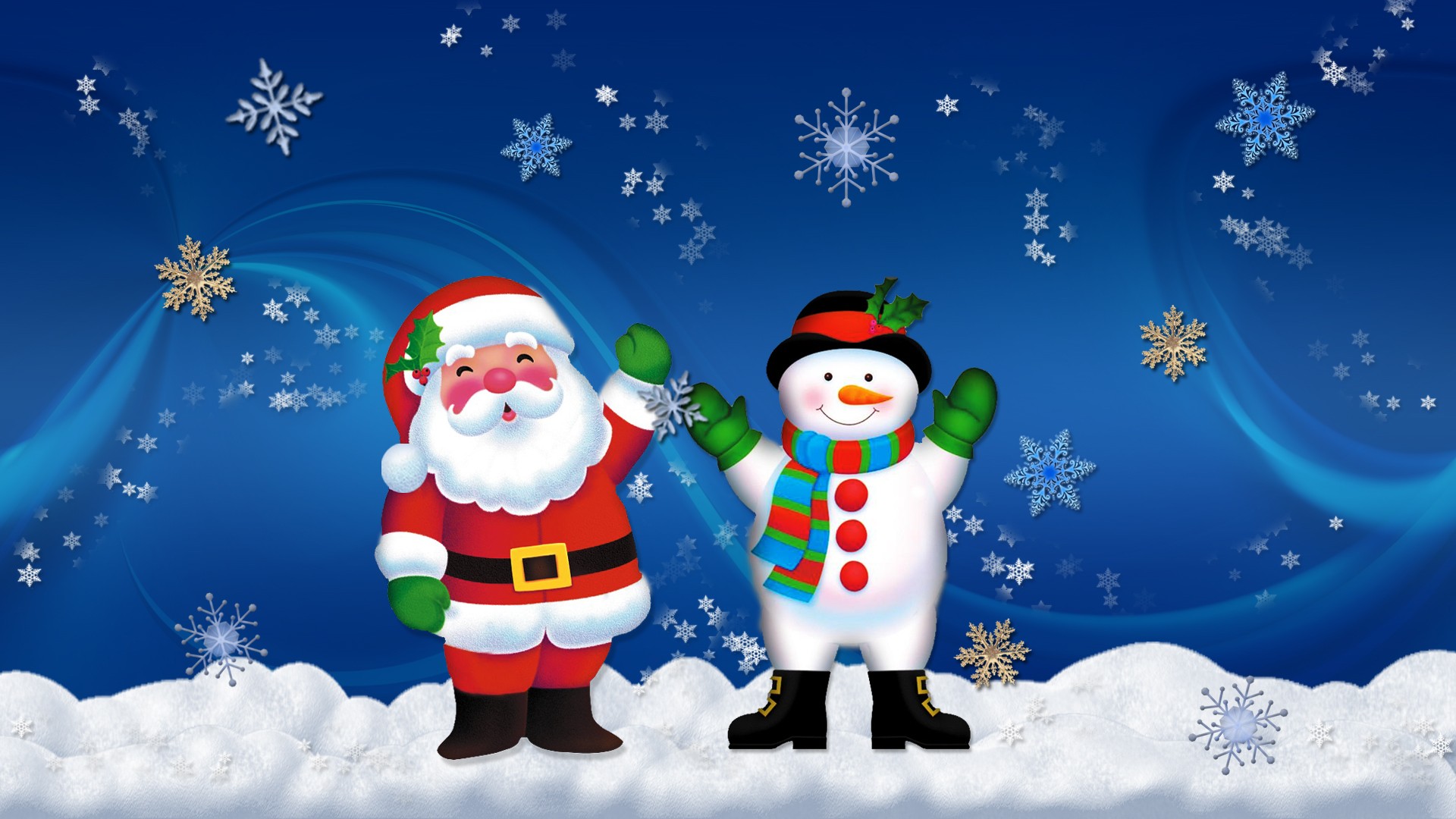 بطاقات تهنئة بالعام الميلادي الجديد 2014 merry christmas and a happy new year 8