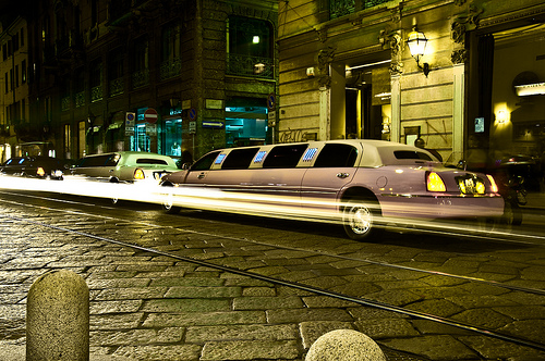 pink limo london